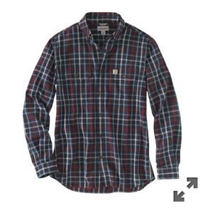 Carhartt navy flannel shirt